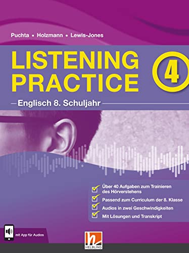 Listening Practice 4. Heft inkl. HELBLING Media App: Englisch Klasse 8. Ausgabe Deutschland (Listening Practice: Englisch)